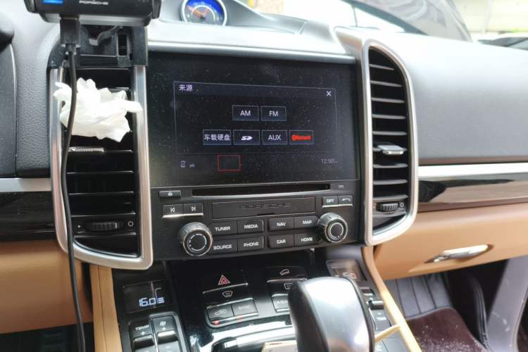 Used Porsche Cayenne 2016 Cayenne Platinum Edition 3.0T Audio And AC Panel