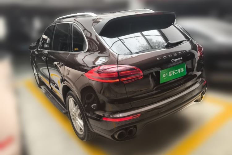 Used Porsche Cayenne 2016 Cayenne Platinum Edition 3.0T Rear Left 45 Deg