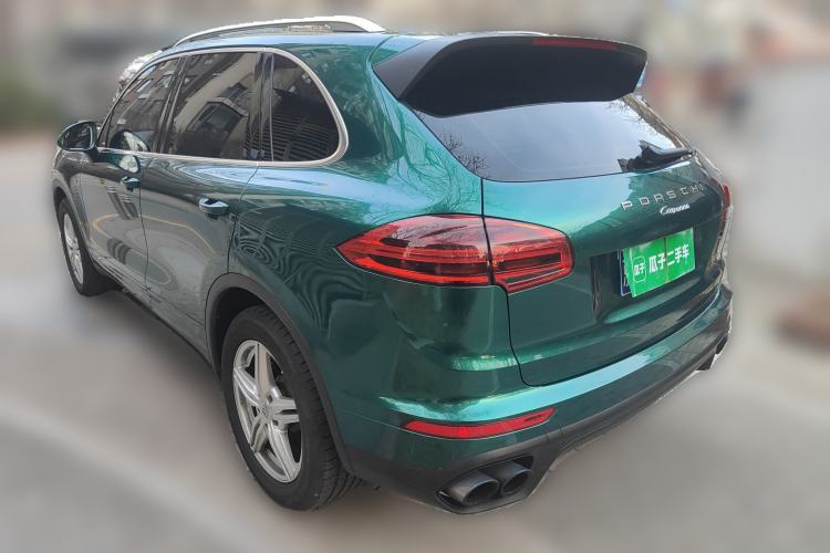 Used Porsche Cayenne 2016 Cayenne Platinum Edition 3.0T Rear Left 45 Deg