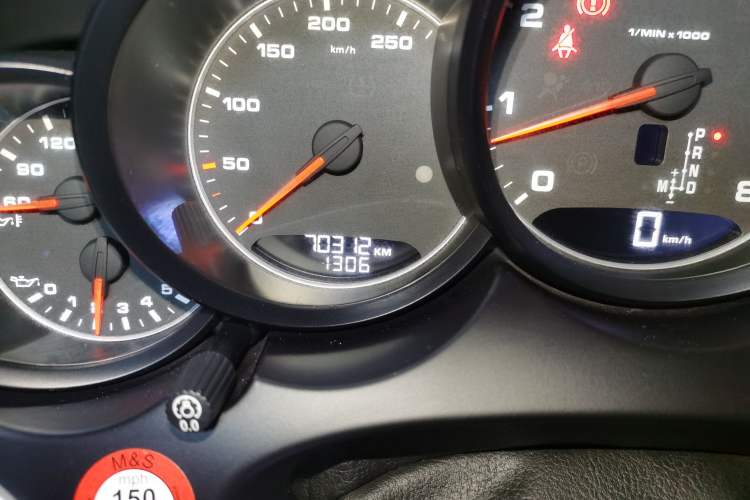 Used Porsche Cayenne 2016 Cayenne 3.0T Odometer Close Up