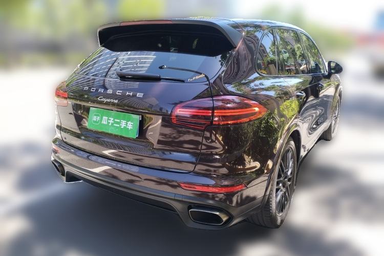 Used Porsche Cayenne 2016 Cayenne Platinum Edition 3.0T Rear Right 45 Deg
