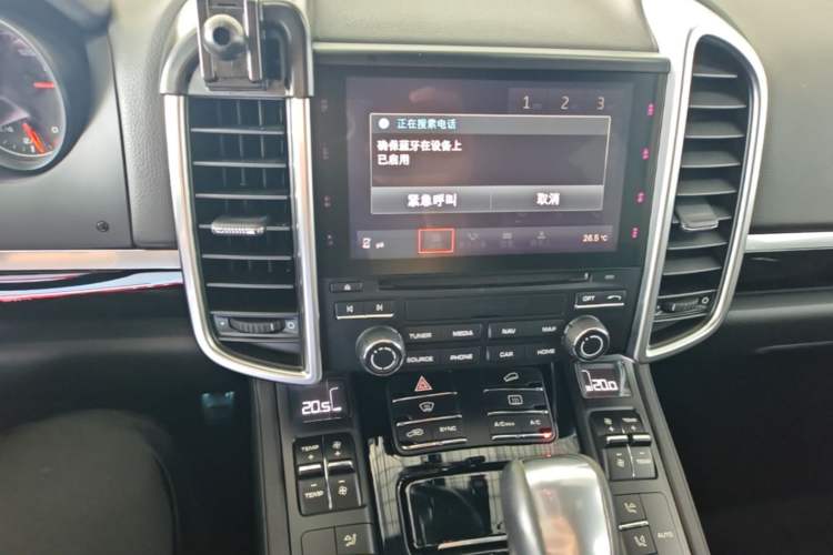 Used Porsche Cayenne 2016 Cayenne 3.0T Audio And AC Panel