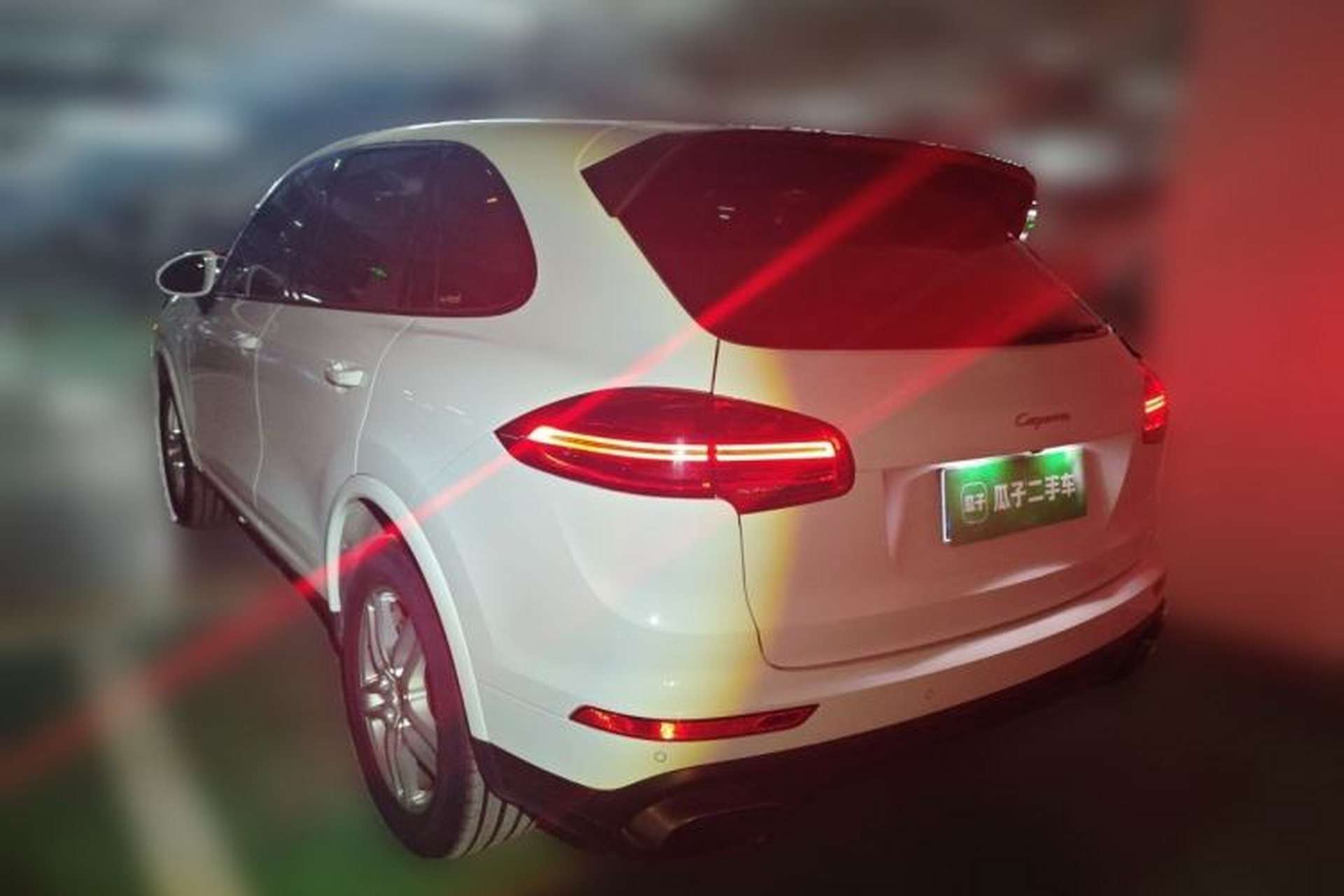 Used Porsche Cayenne 2016 Cayenne Platinum Edition 3.0T Rear Left 45 Deg