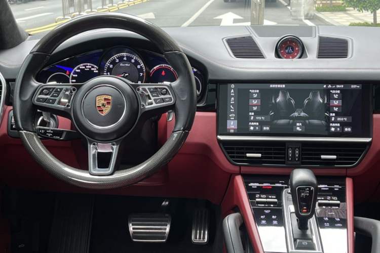 Used Porsche Cayenne 2018 Cayenne Turbo 4.0T Audio And AC Panel