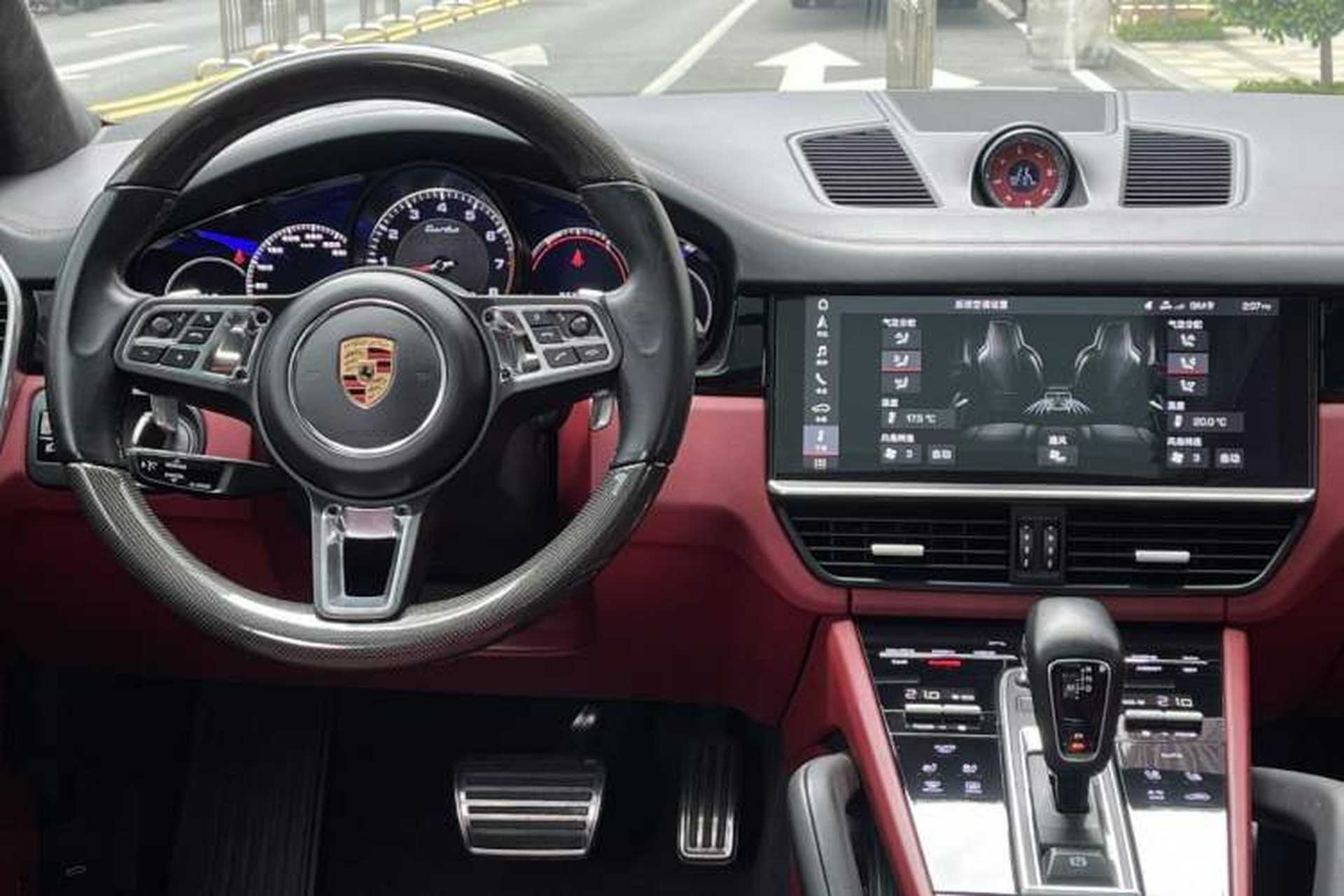 Used Porsche Cayenne 2018 Cayenne Turbo 4.0T Audio And AC Panel