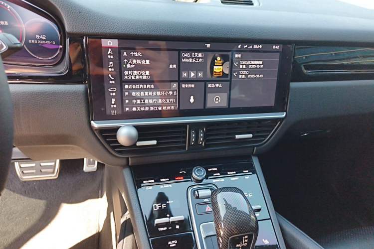 Used Porsche Cayenne 2018 Cayenne 3.0T Audio And AC Panel