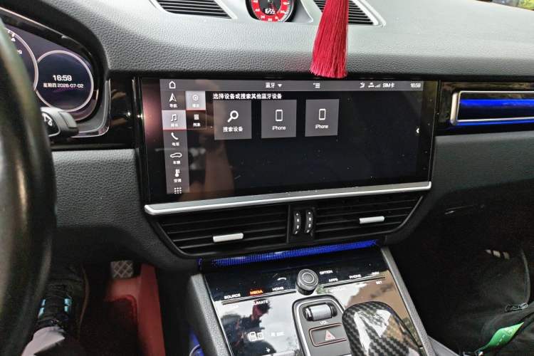 Used Porsche Cayenne 2018 Cayenne 3.0T Audio And AC Panel