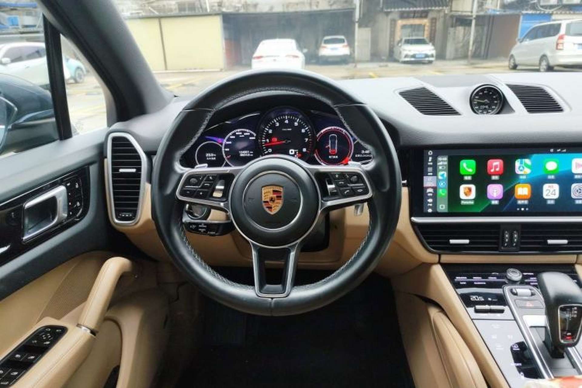 Used Porsche Cayenne 2018 Cayenne 3.0T Steering Wheel
