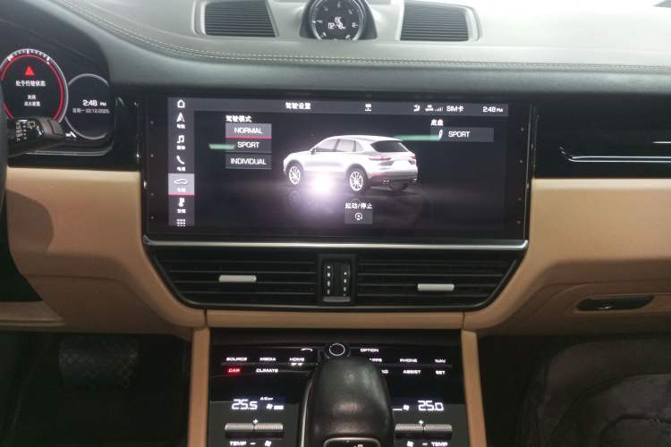 Used Porsche Cayenne 2018 Cayenne 3.0T Audio And AC Panel