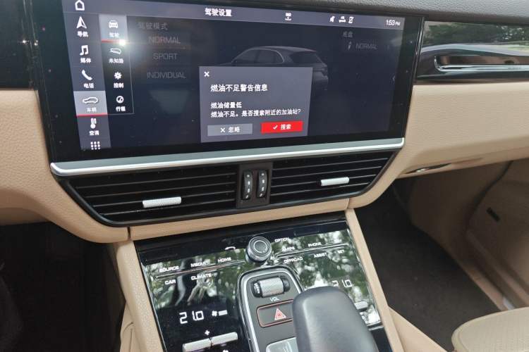 Used Porsche Cayenne 2018 Cayenne 3.0T Audio And AC Panel