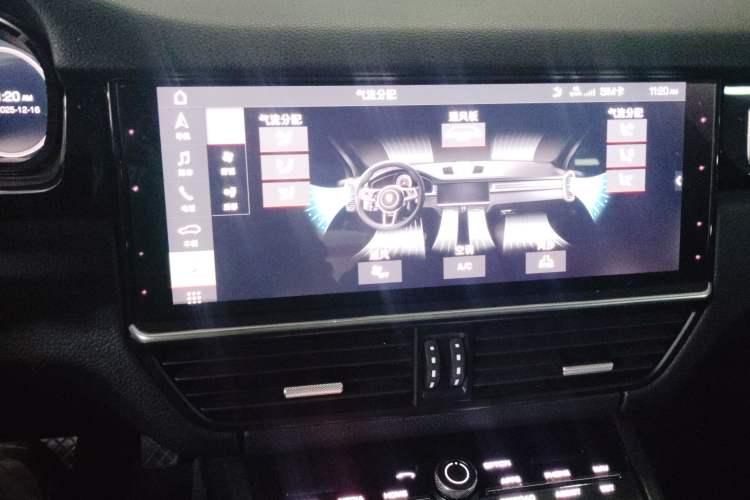 Used Porsche Cayenne 2018 Cayenne 3.0T Audio And AC Panel