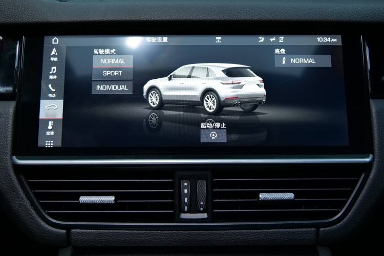 Used Porsche Cayenne 2018 Cayenne 3.0T Audio And AC Panel