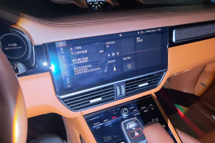 Used Porsche Cayenne 2018 Cayenne S 2.9T Audio And AC Panel