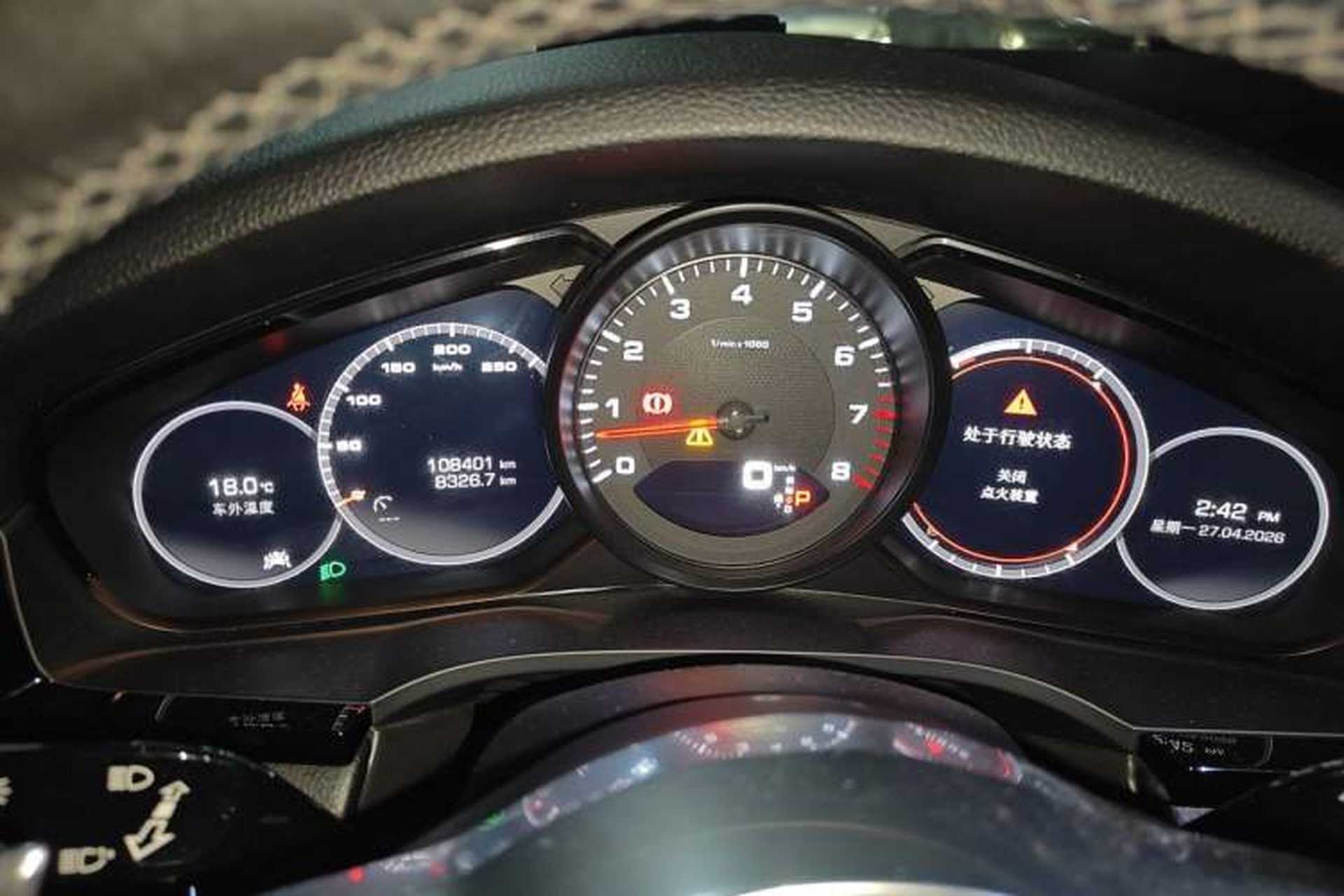 Used Porsche Cayenne 2018 Cayenne 3.0T Instrument Cluster