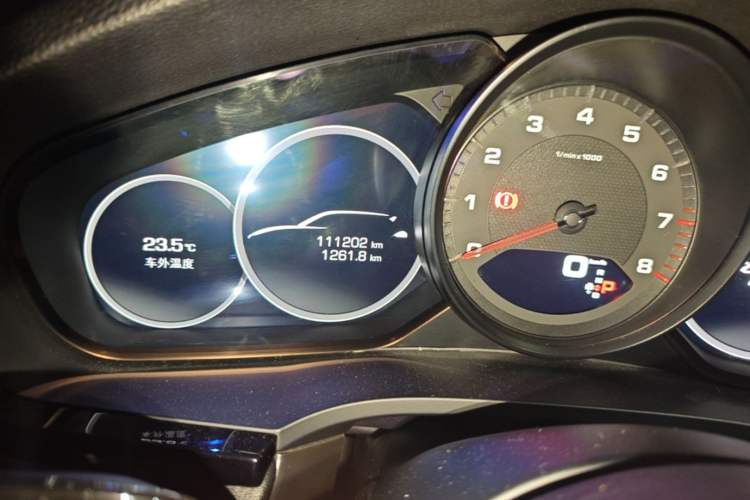 Used Porsche Cayenne 2018 Cayenne 3.0T Odometer Close Up