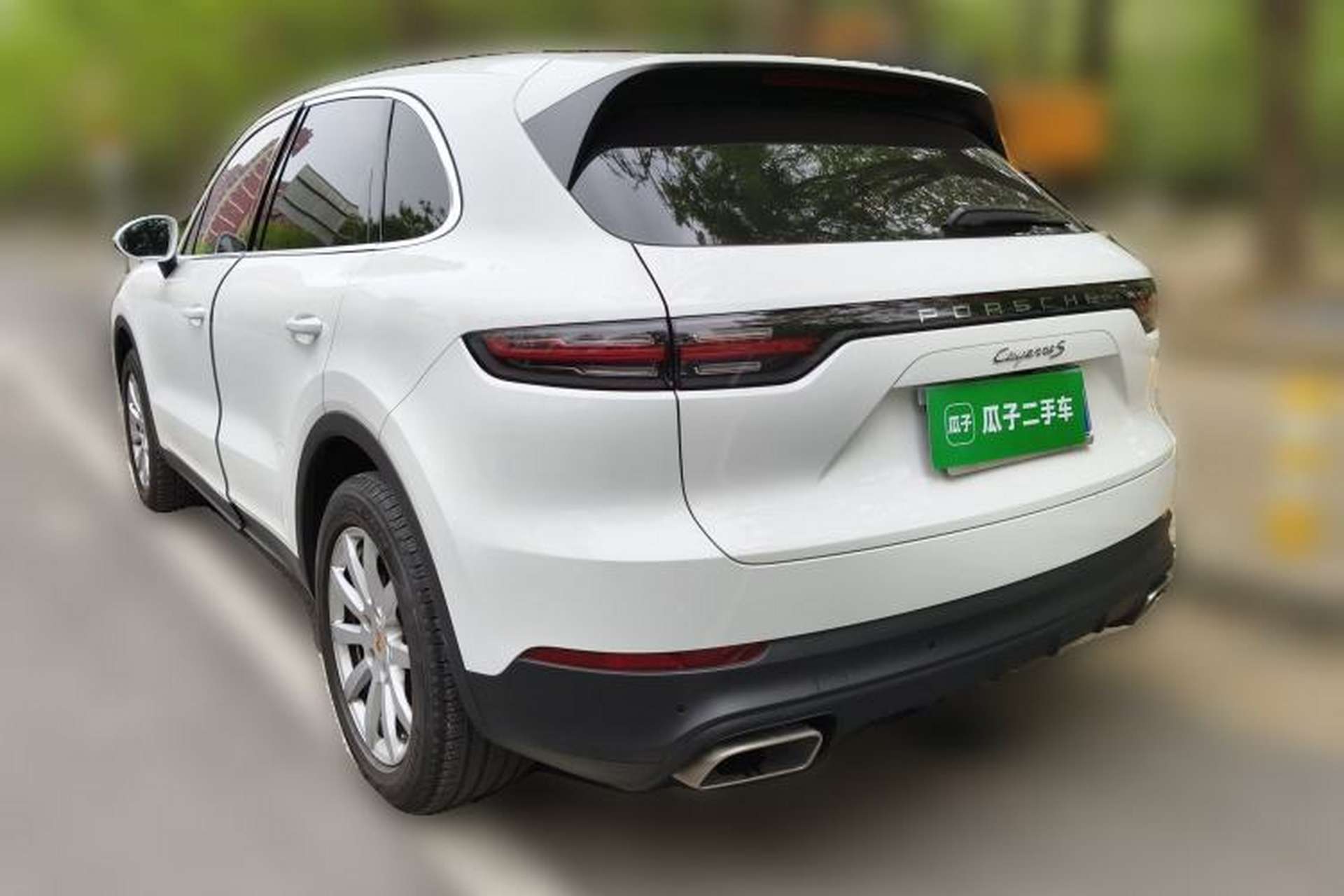 Used Porsche Cayenne 2018 Cayenne 3.0T Rear Left 45 Deg