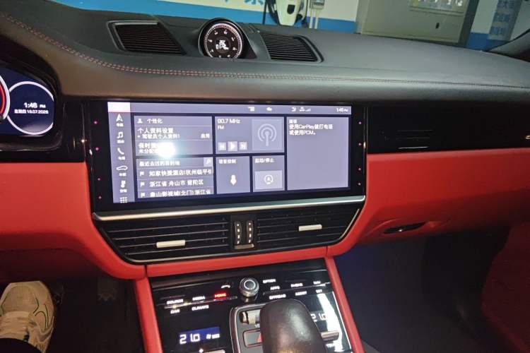 Used Porsche Cayenne 2019 Cayenne 3.0T Audio And AC Panel