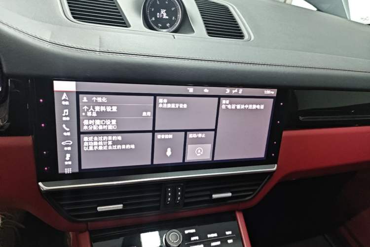 Used Porsche Cayenne 2019 Cayenne 3.0T Audio And AC Panel