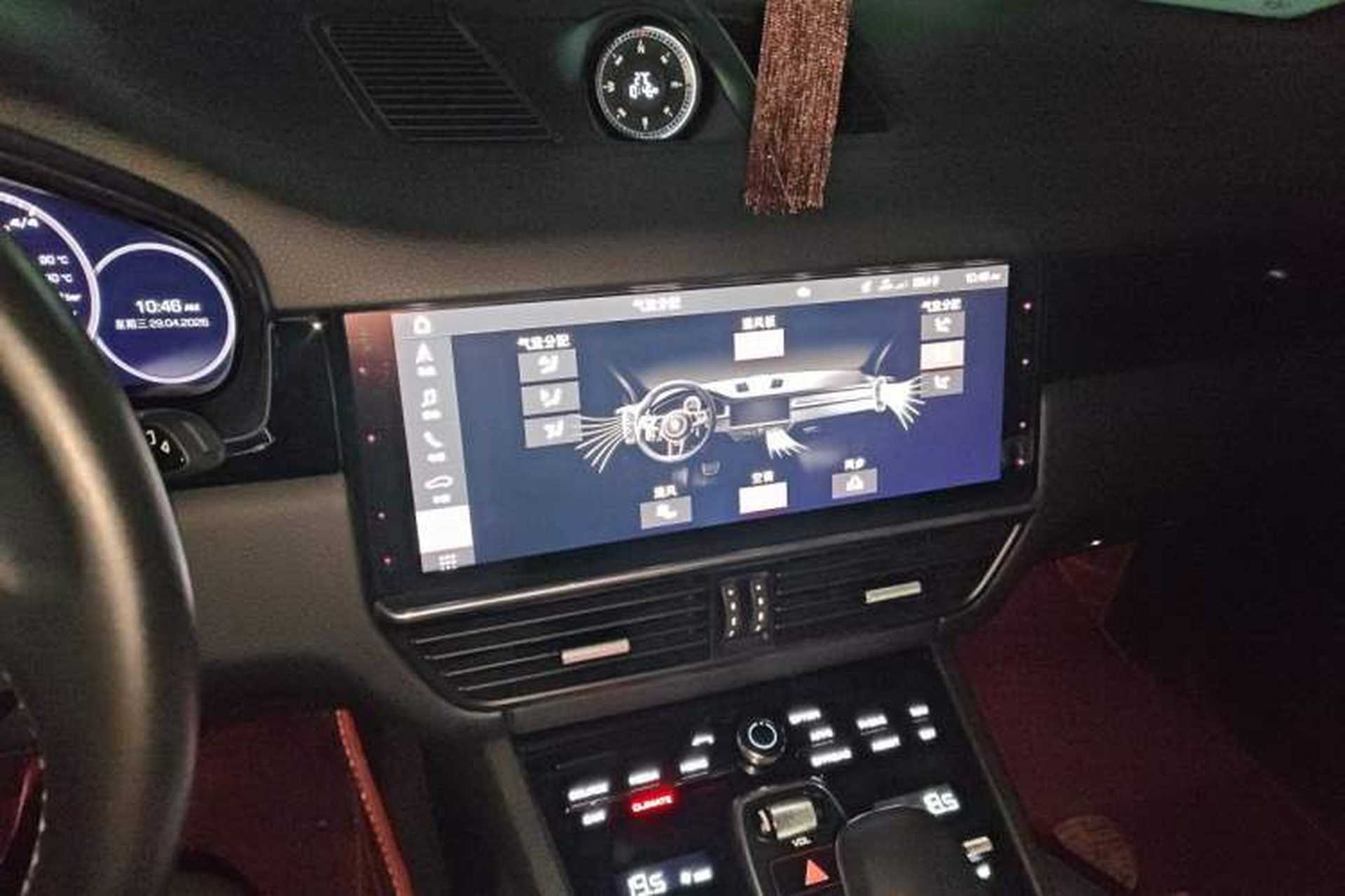 Used Porsche Cayenne 2019 Cayenne 3.0T Audio And AC Panel