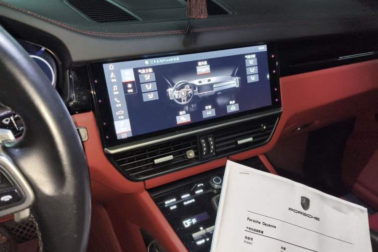 Used Porsche Cayenne 2019 Cayenne 3.0T Audio And AC Panel