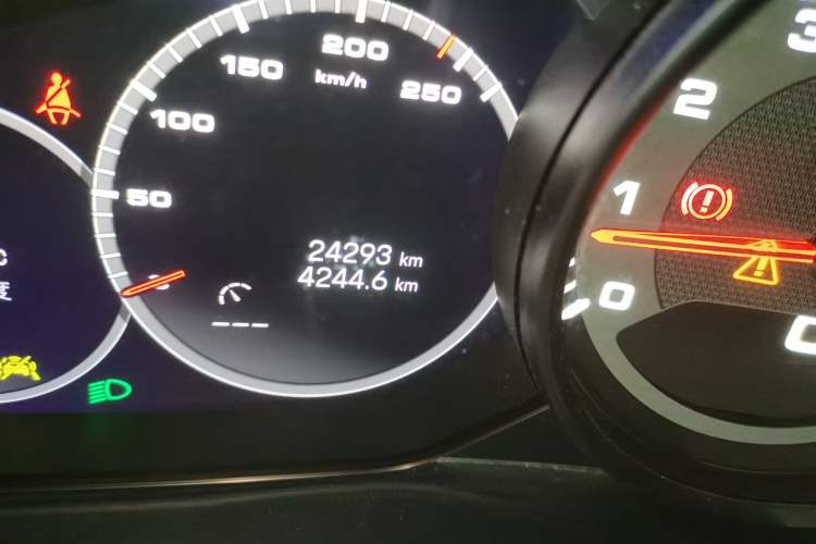 Used Porsche Cayenne 2019 Cayenne 3.0T Odometer Close Up