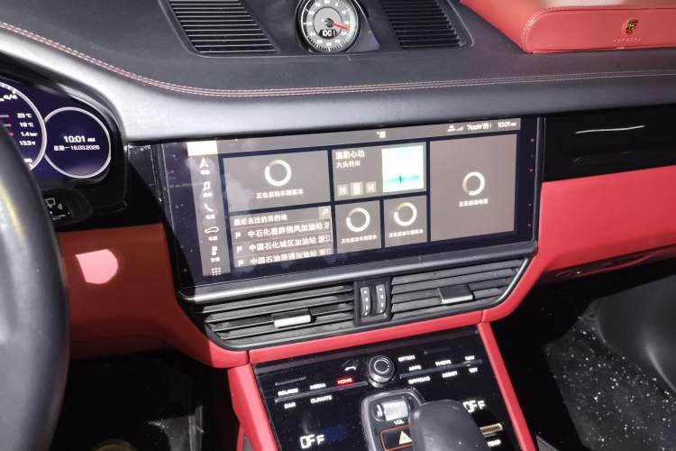 Used Porsche Cayenne 2019 Cayenne 3.0T Audio And AC Panel