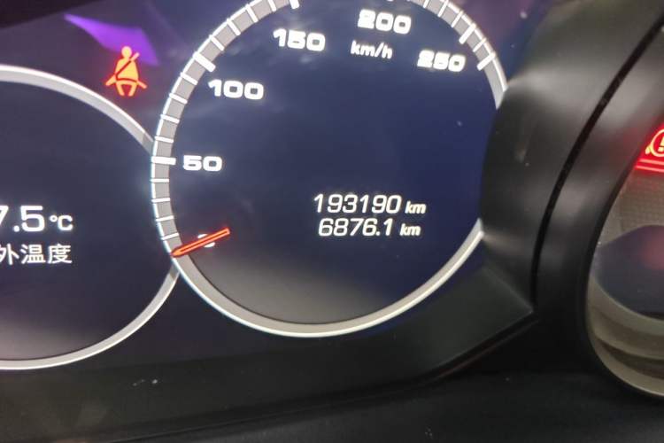 Used Porsche Cayenne 2019 Cayenne 3.0T Odometer Close Up