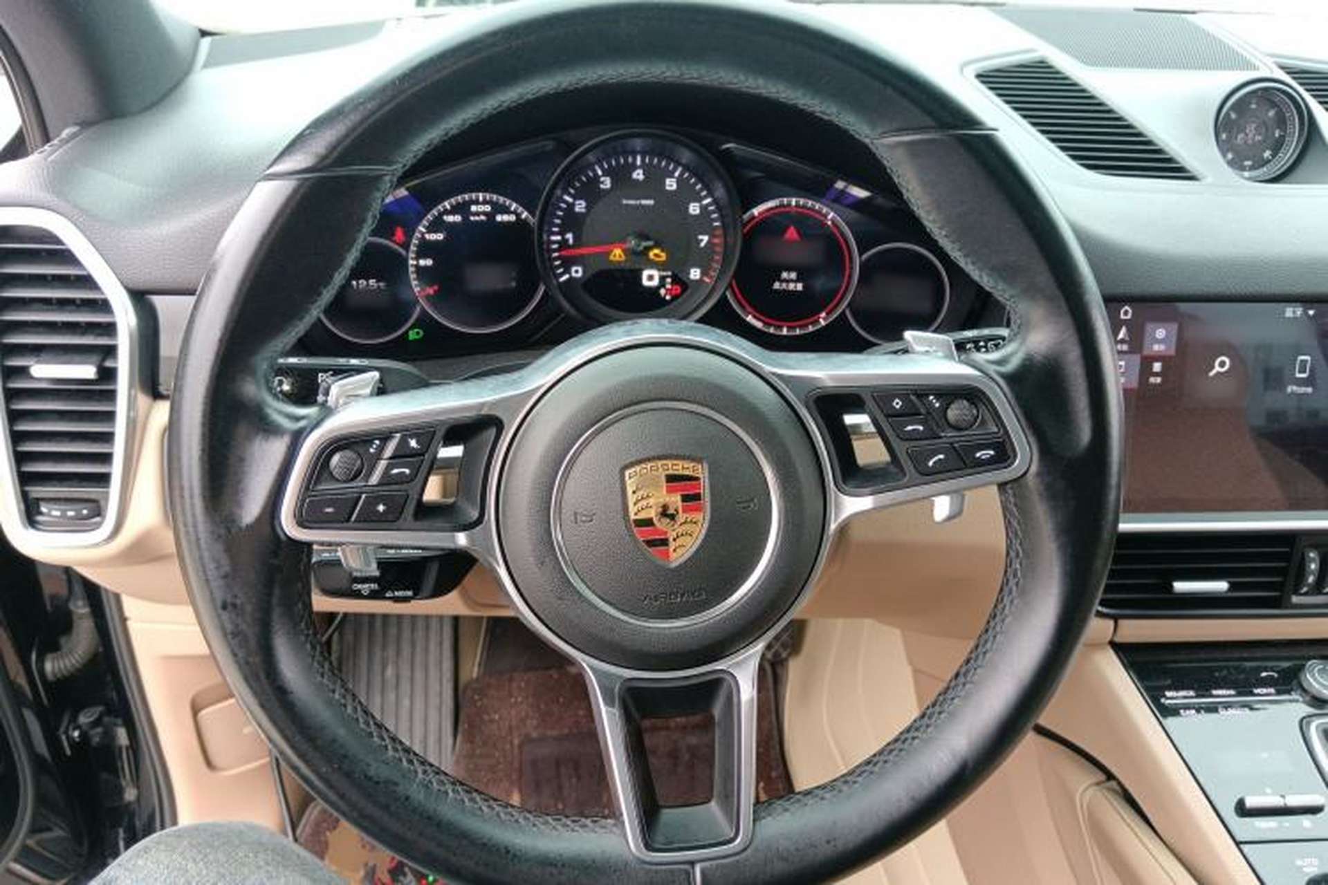 Used Porsche Cayenne 2019 Cayenne 3.0T Steering Wheel