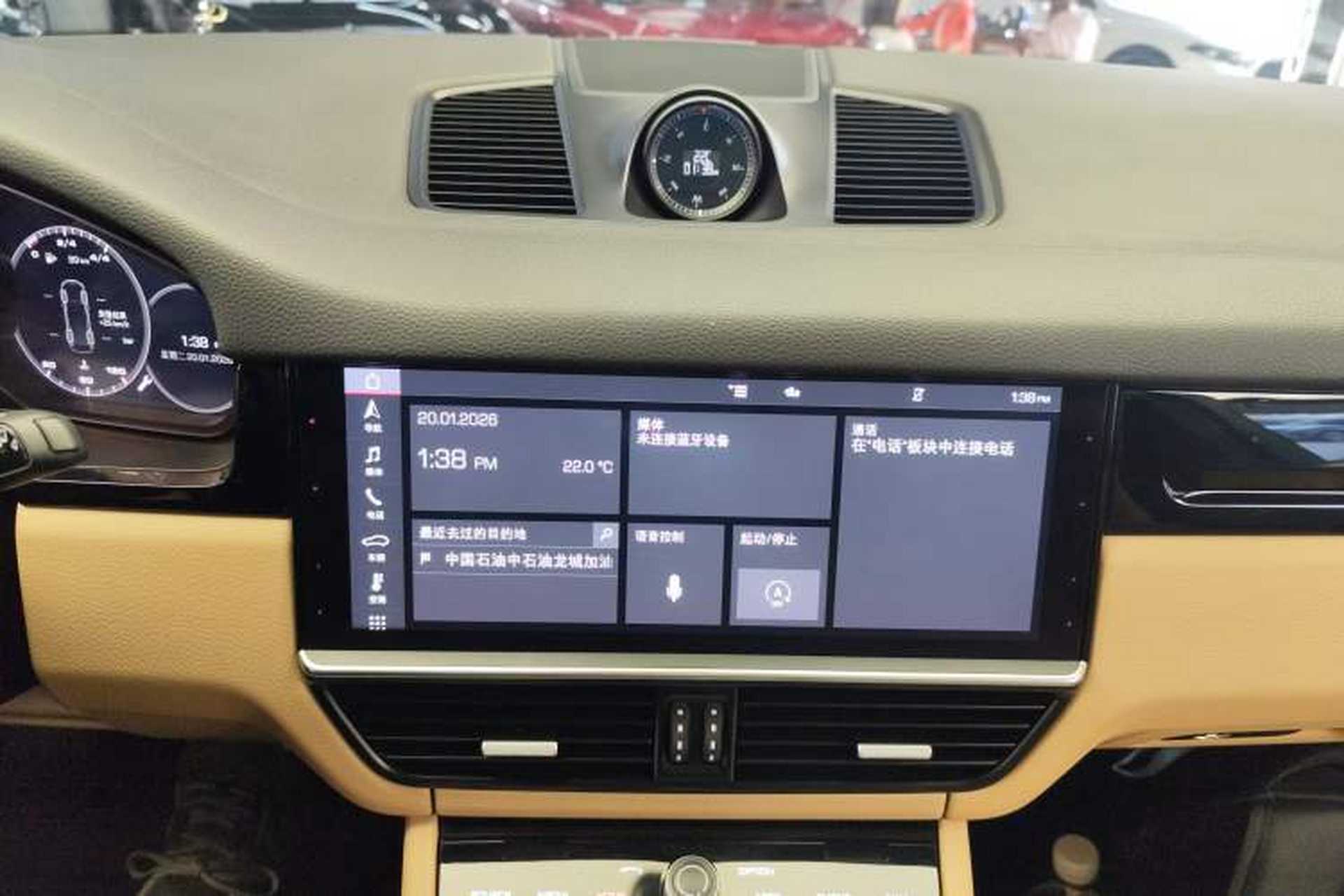 Used Porsche Cayenne 2019 Cayenne 3.0T Audio And AC Panel
