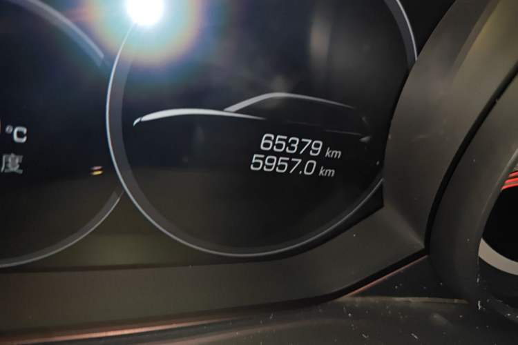 Used Porsche Cayenne 2019 Cayenne 3.0T Odometer Close Up