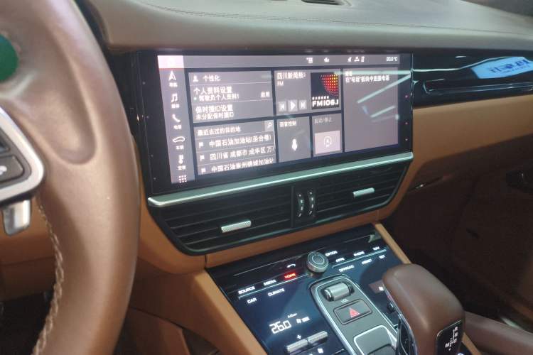 Used Porsche Cayenne 2019 Cayenne 3.0T Audio And AC Panel