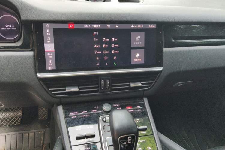 Used Porsche Cayenne 2019 Cayenne 3.0T Audio And AC Panel