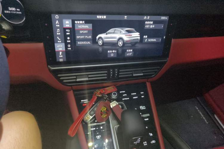 Used Porsche Cayenne 2019 Cayenne Coupé 3.0T Audio And AC Panel