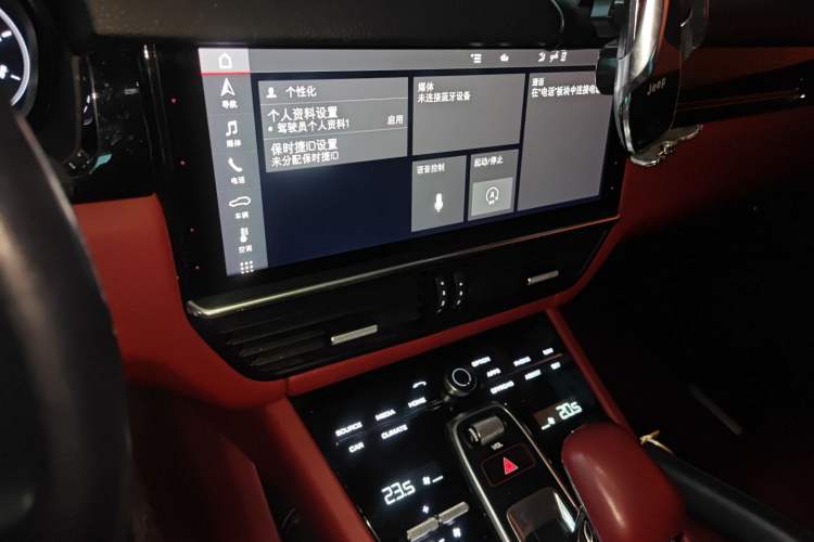 Used Porsche Cayenne 2019 Cayenne 3.0T Audio And AC Panel