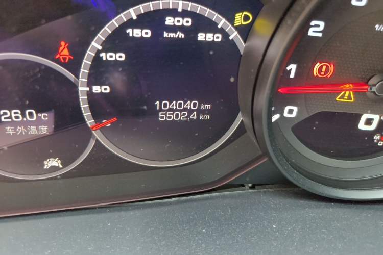 Used Porsche Cayenne 2019 Cayenne Coupé 3.0T Odometer Close Up