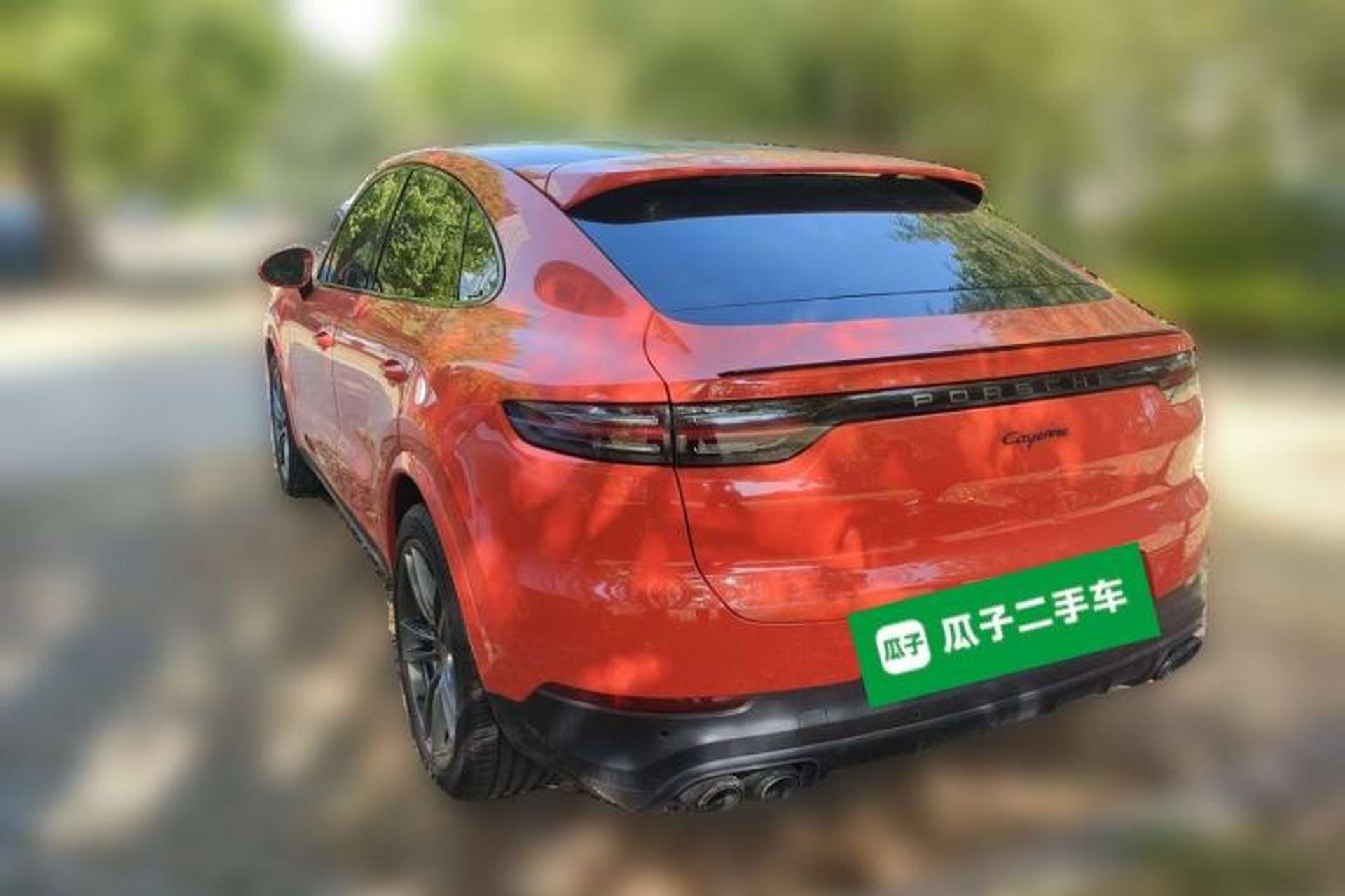 Used Porsche Cayenne 2019 Cayenne Coupé 3.0T Rear Left 45 Deg