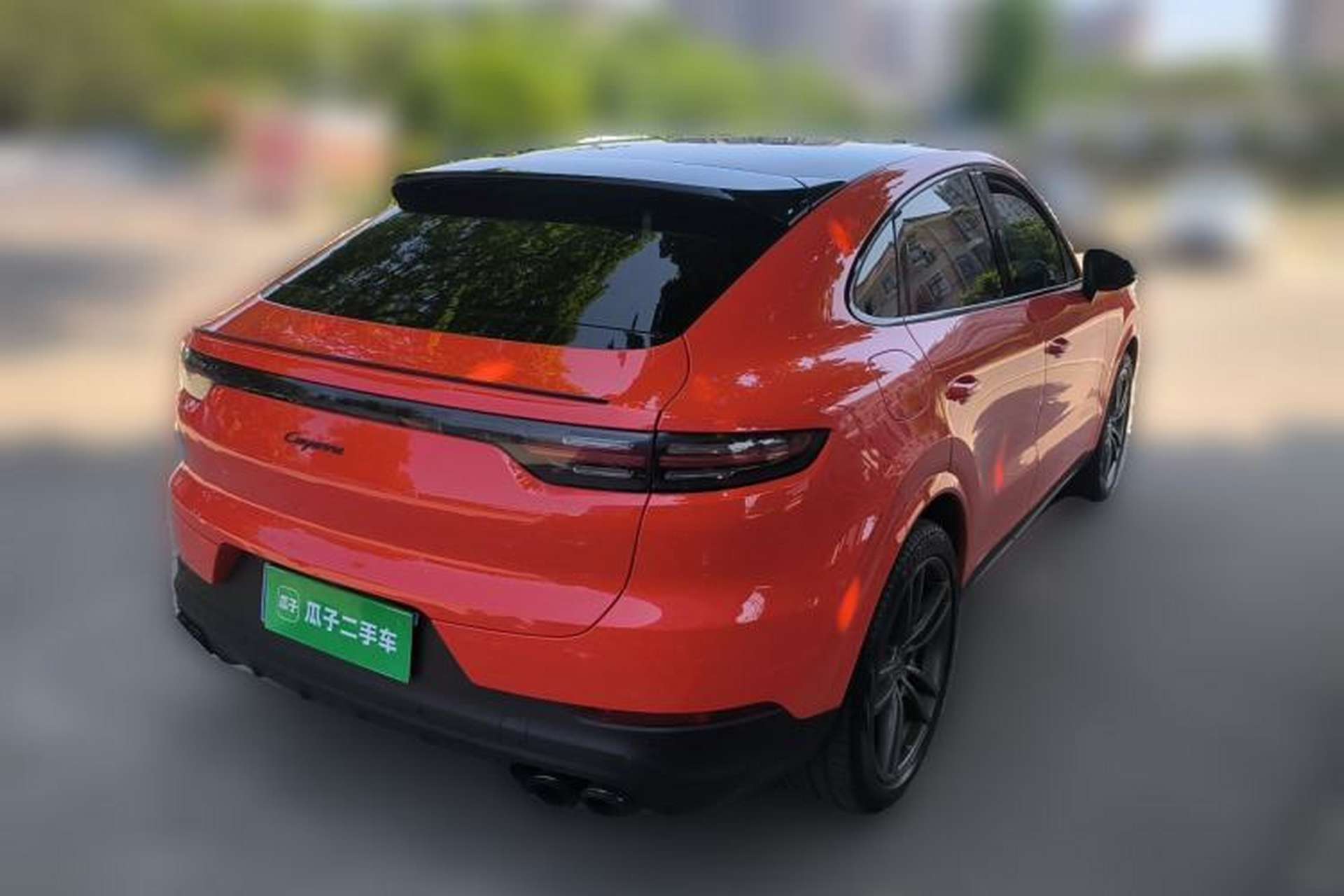 Used Porsche Cayenne 2019 Cayenne Coupé 3.0T Rear Right 45 Deg