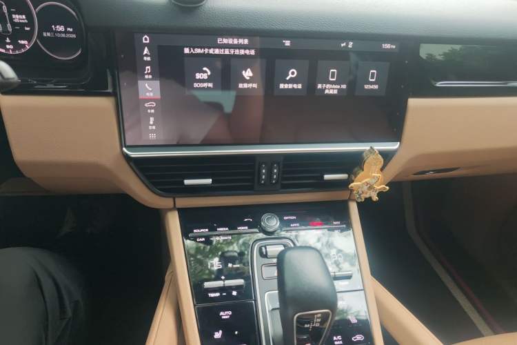 Used Porsche Cayenne 2019 Cayenne 3.0T Audio And AC Panel