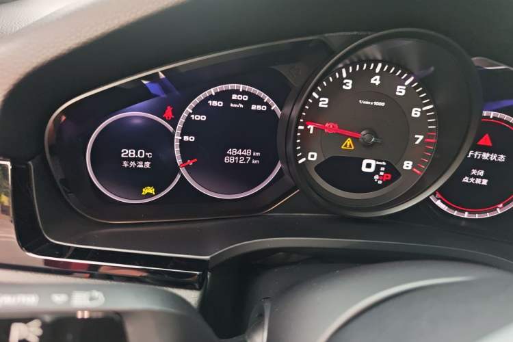 Used Porsche Cayenne 2019 Cayenne Coupé 3.0T Odometer Close Up