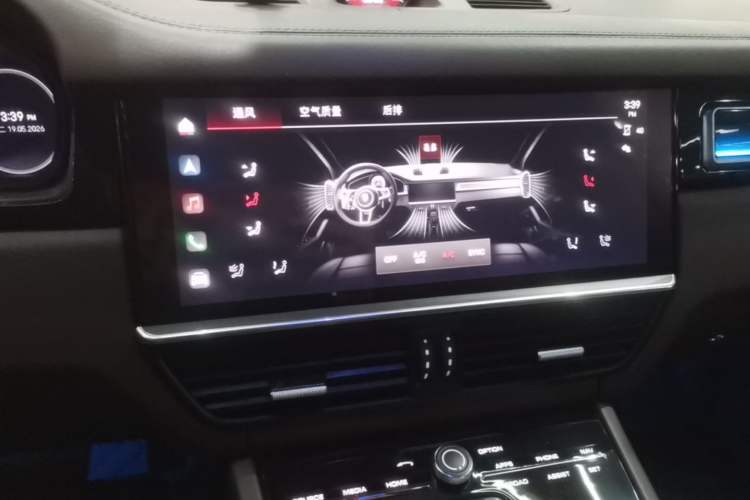 Used Porsche Cayenne 2019 Cayenne 3.0T Audio And AC Panel