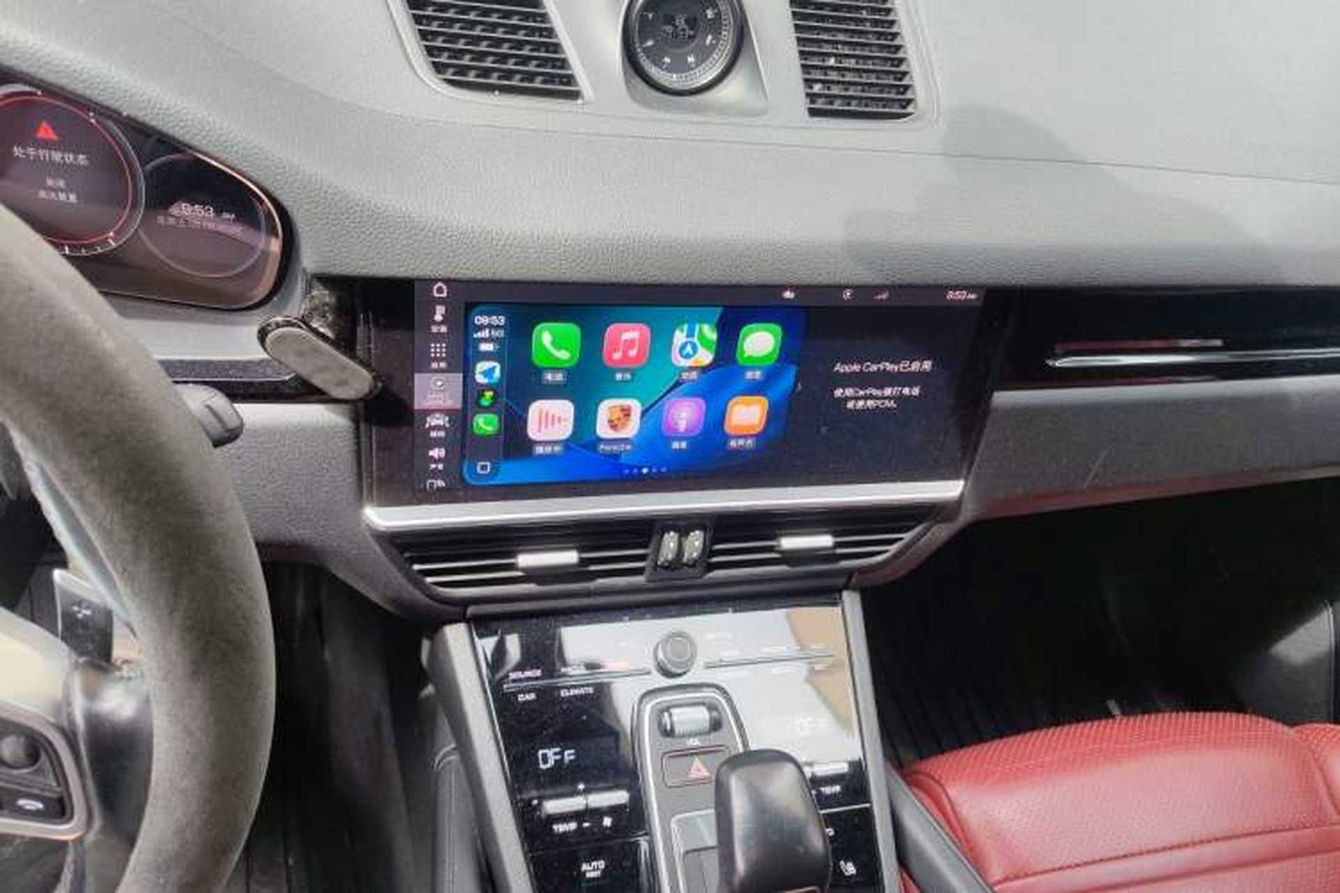 Used Porsche Cayenne 2019 Cayenne 3.0T Audio And AC Panel