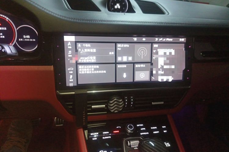 Used Porsche Cayenne 2020 Cayenne S 2.9T Audio And AC Panel