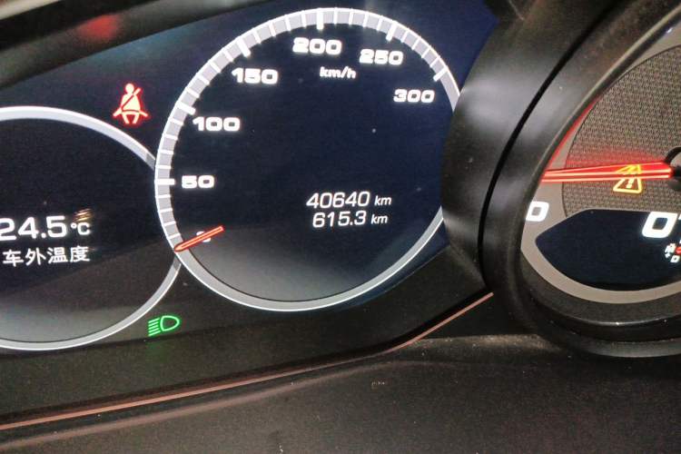Used Porsche Cayenne 2020 Cayenne S 2.9T Odometer Close Up