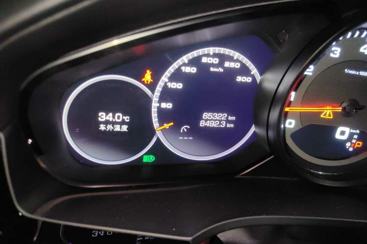 Used Porsche Cayenne 2020 Cayenne S 2.9T Odometer Close Up