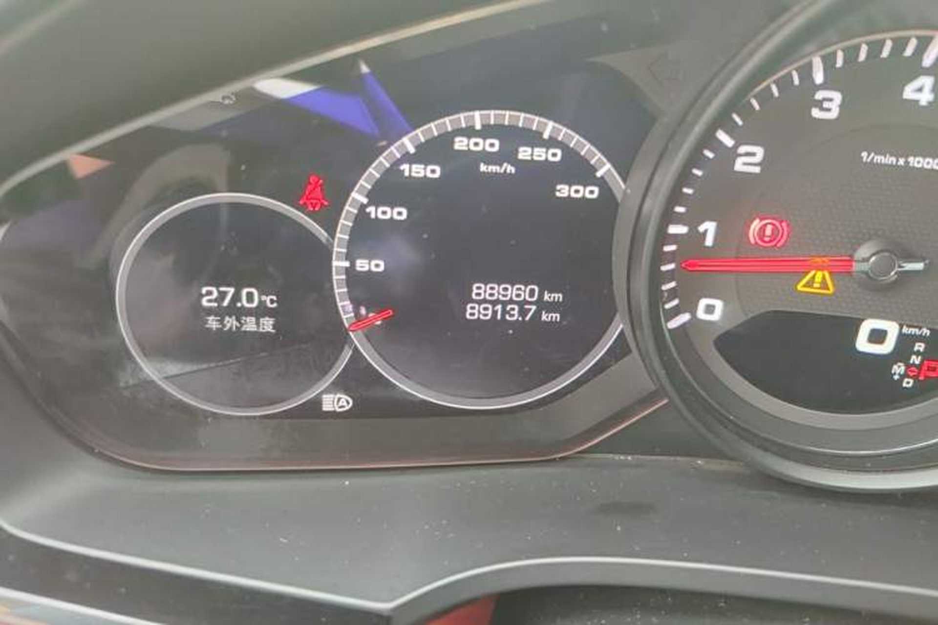 Used Porsche Cayenne 2020 Cayenne S 2.9T Odometer Close Up