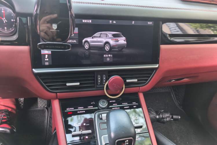 Used Porsche Cayenne 2020 3.0T Standard Version US Specification Audio And AC Panel