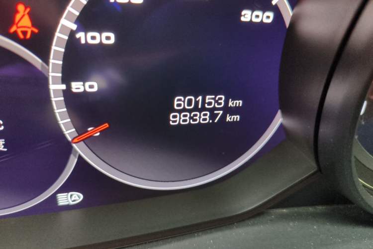 Used Porsche Cayenne 2020 Cayenne S 2.9T Odometer Close Up