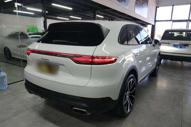 Used Porsche Cayenne 2021 3.0T U.S. specification Rear Right 45 Deg
