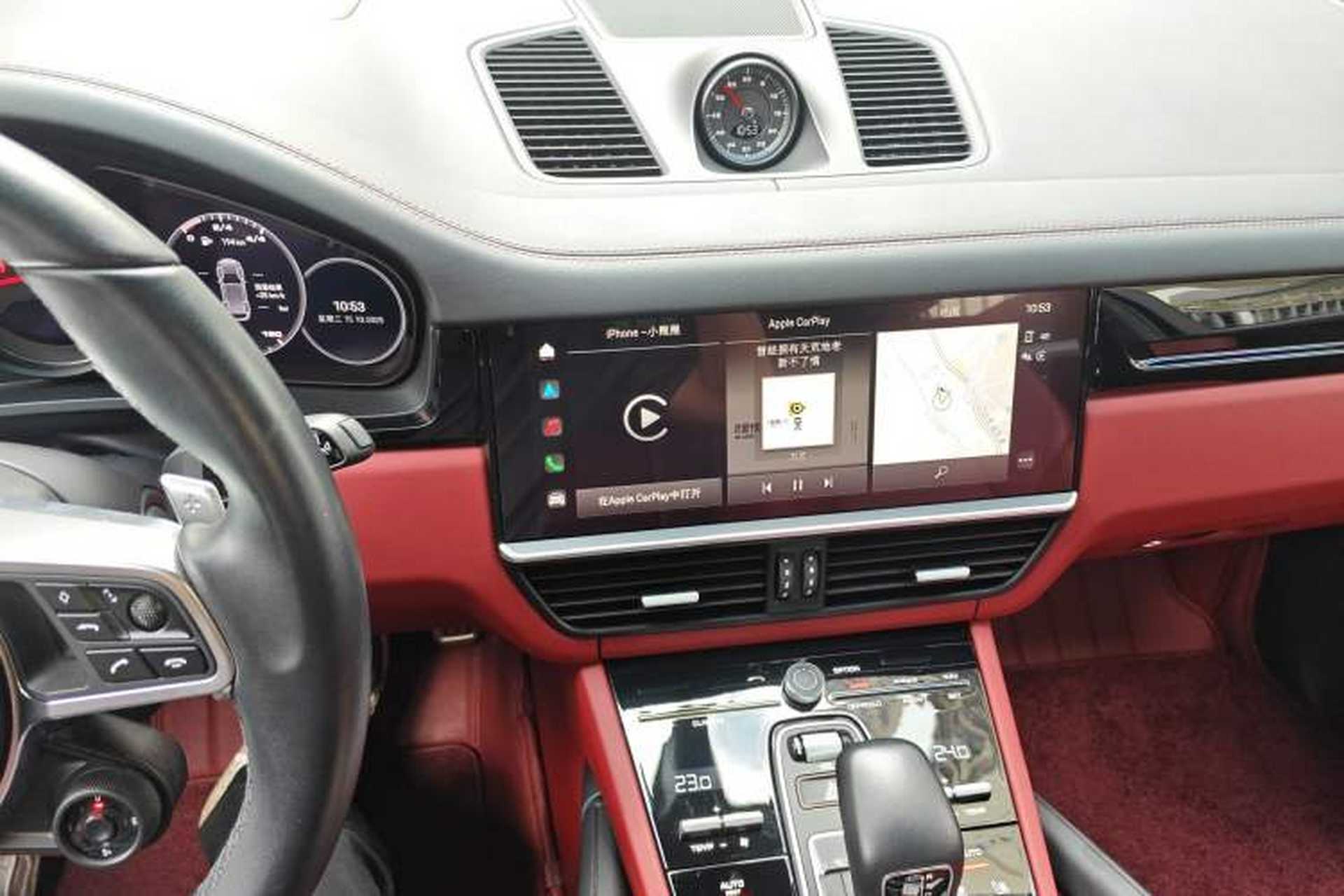 Used Porsche Cayenne 2022 Cayenne S 2.9T Platinum Edition Audio And AC Panel