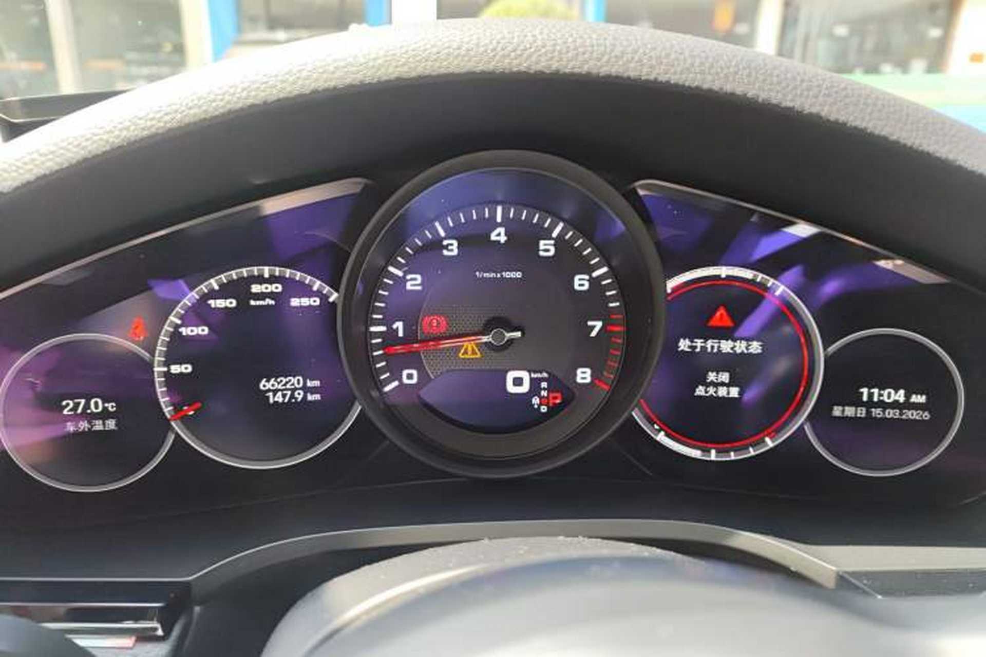Used Porsche Cayenne 2022 Cayenne 3.0T Platinum Edition Instrument Cluster